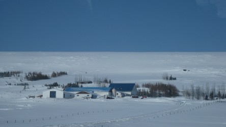 On the way to Hotel Sel for hot chocolate